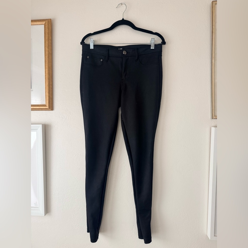 Express Black Denim Scuba Jeans